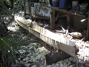 Canoe --- side view