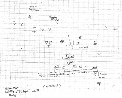 Dinay site sketch