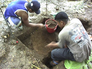 Tofol, Unit A1, burnt soil
