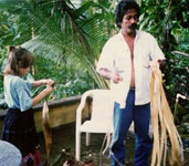 Preparing inner bark