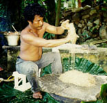 Preparing sakau