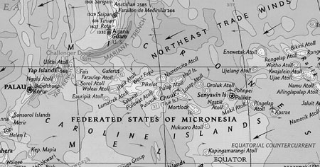 Micronesia map