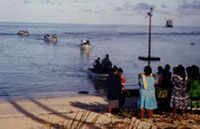 Photo of celebrants arriving